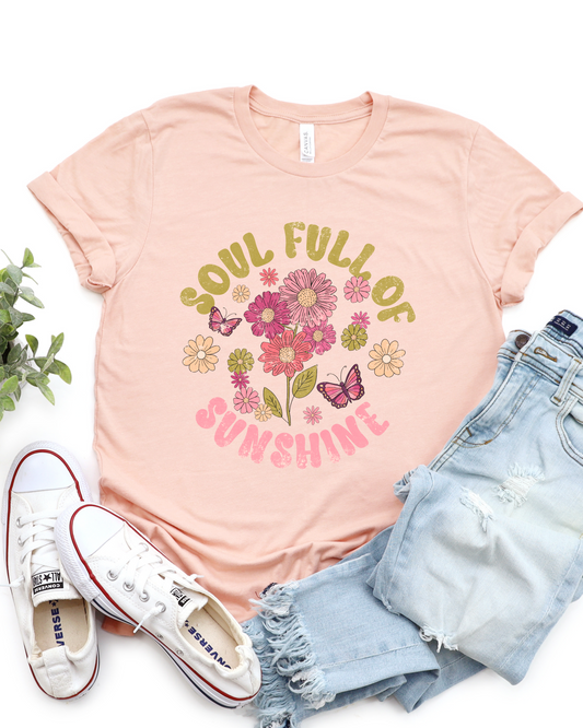 SOUL FULL OF SUNSHINE TEE (BELLA CANVAS)