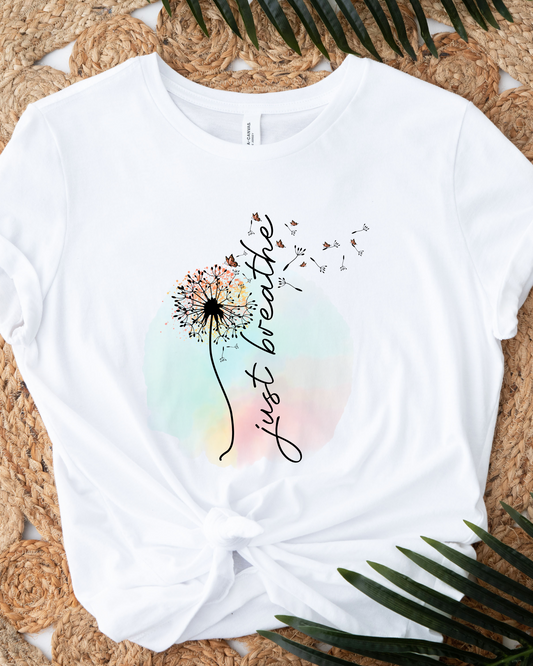 JUST BREATHE TEE (BELLA CANVAS)